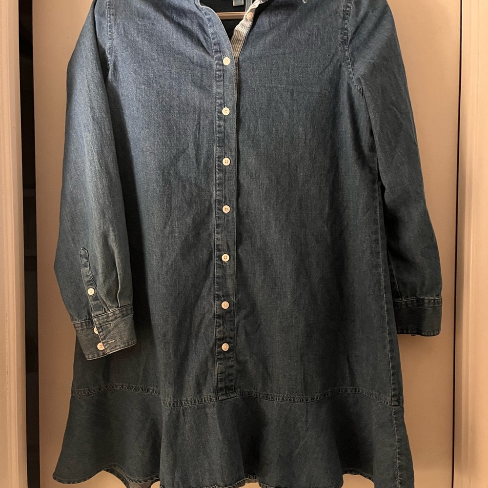 Draper James - Denim Button-Down Dress